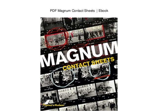 Magnum contact sheets pdf converter
